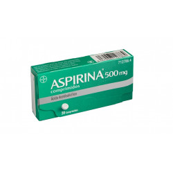 ASPIRIN 500 MG 20 TABLETS