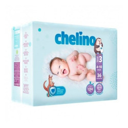 PAÑAL INFANTIL CHELINO FASHION & LOVE T- 3 (4 -