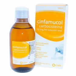 CINFAMUCOL CARBOCISTEINA 50 MG/ML SOLUCION ORAL