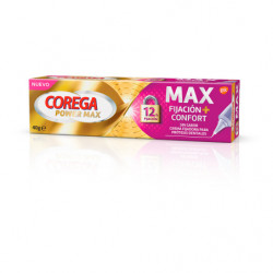 COREGA MAX FIJACION + CONFORT 1 TUBO 40 G SIN SA